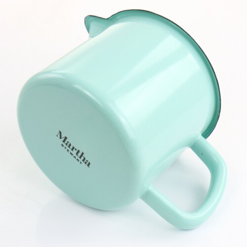 Martha Stewart Enamel on Steel Measuring Cup - Turquoise Perspective: left