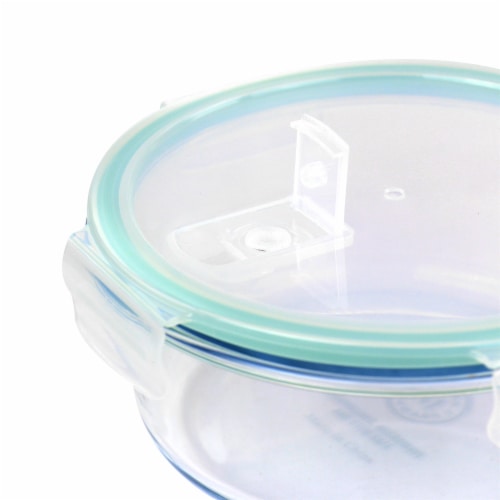 Martha Stewart Glass Container with Lid Perspective: left