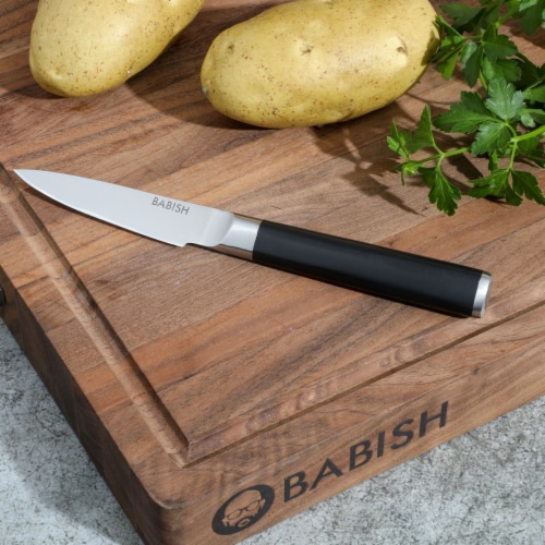 Babish® Steel Paring Knife Perspective: left