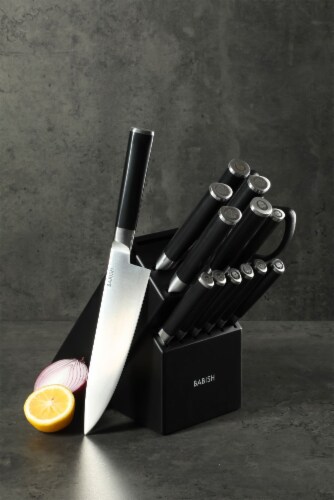 Babish Cutlery Block Set Perspective: left