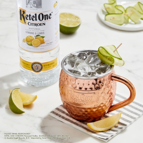 Ketel One Citroen Vodka Perspective: left
