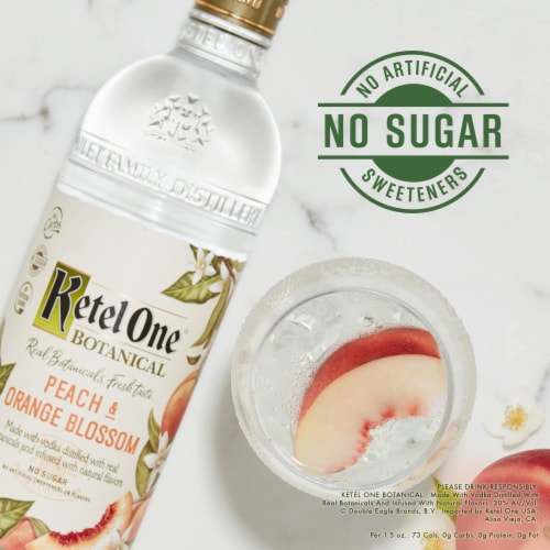 Ketel One Botanical Peach & Orange Blossom Perspective: left