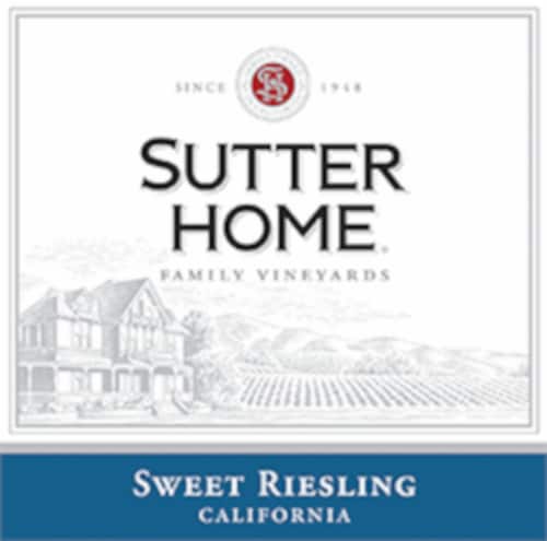 Sutter Home® Sweet Riesling White Wine Perspective: left