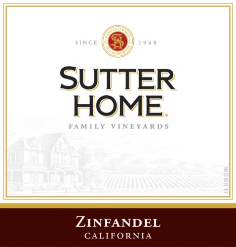 Sutter Home Zinfandel Perspective: left