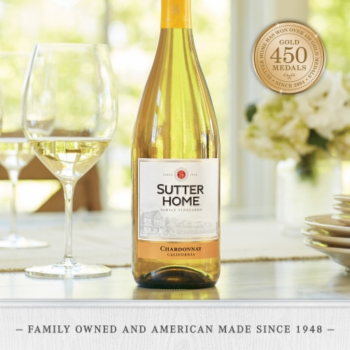 Sutter Home Chardonnay California White Wine 1.5 L Perspective: left