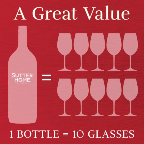 Sutter Home® Sweet California Red Wine Perspective: left