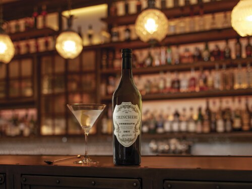 Trinchero Vineyard Dry Vermouth Perspective: left