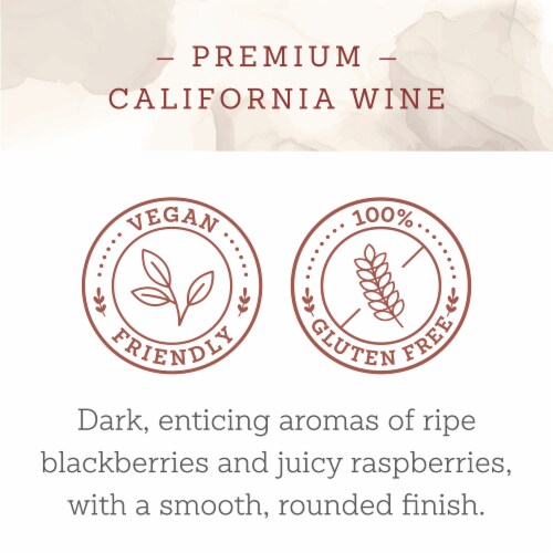 Mind & Body Cabernet Sauvignon Low Alcohol & Low Calorie California Red Wine 750 ml Perspective: left