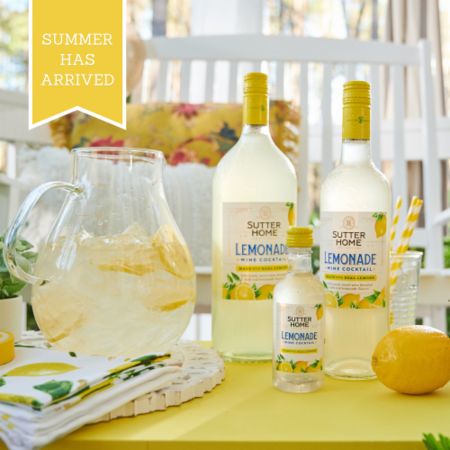 Sutter Home Lemonade Wine Ready to Drink Cocktail Perspective: left