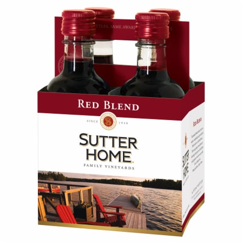 Sutter Home Red Blend Red Wine Bottles Perspective: left