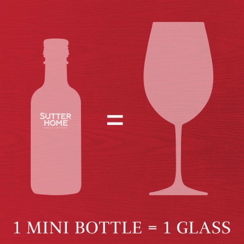 Sutter Home Sweet California Red Wine 4 bottles/ 187 ml Perspective: left
