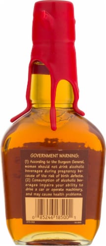Maker's Mark Kentucky Straight Bourbon Whisky Perspective: left