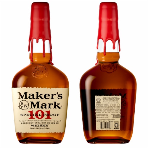 Maker's Mark 101 Bourbon Whisky Perspective: left