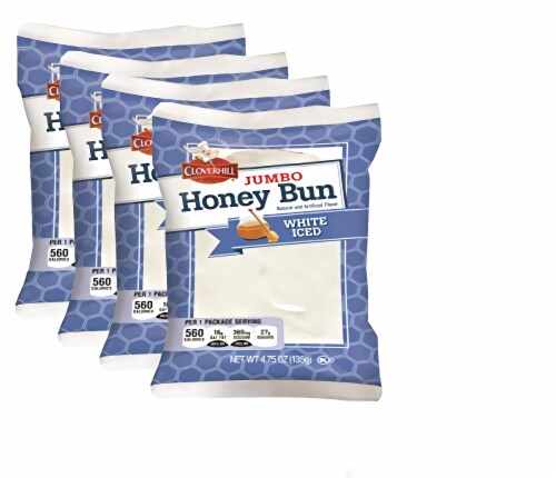 Cloverhill Bakery Ultimate Honey Bun Variety Pack | Big Texas, Chocolate, Iced and Glazed | 1 Perspective: left