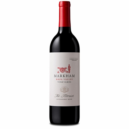 Markham Vineyards The Altruist Red Blend Bordeaux Merlot California Wine Perspective: left