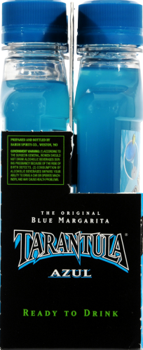 Tarantula Blue Margarita Ready to Drink Cocktail Perspective: left