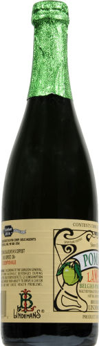 Lindeman's Pomme Green Apple Lambic Perspective: left