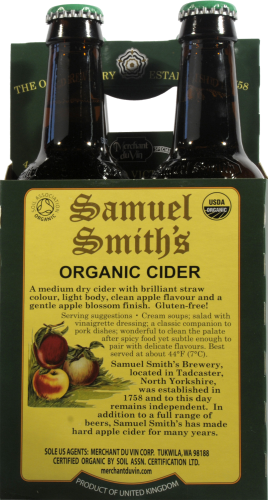 Samuel Smith's Organic Cider Perspective: left