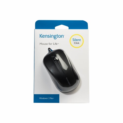 Kensington Mouse,Wired,Bk K72110US Perspective: left