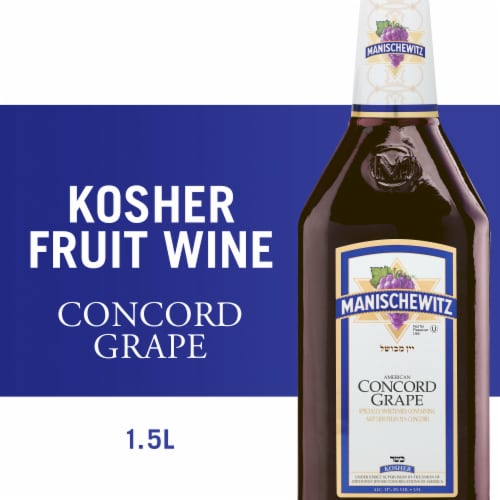 Manischewitz Concord Red Wine Perspective: left