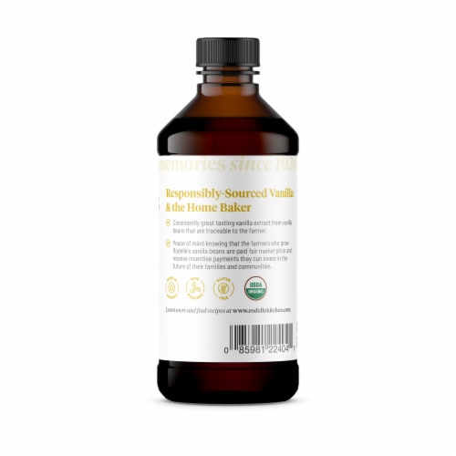Rodelle Organic Madagascar Bourbon Pure Vanilla Extract Perspective: left