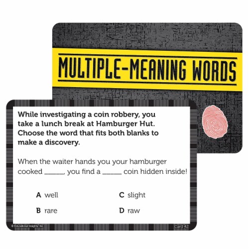 Educational Insights Super Sleuth Vocabulary Game Perspective: left