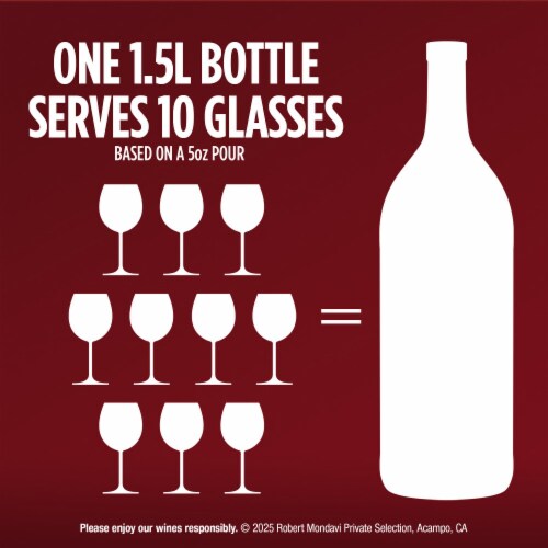 Robert Mondavi Private Selection Cabernet Sauvignon Red Wine Perspective: left