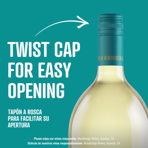 Woodbridge Pinot Grigio White Wine Perspective: left