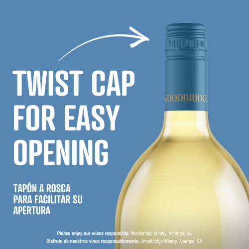 Woodbridge Riesling White Wine Perspective: left