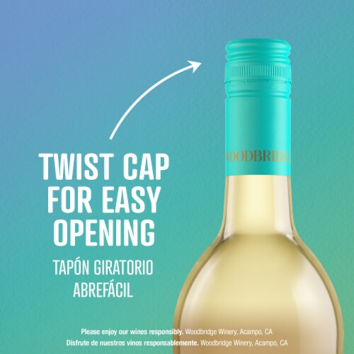 Woodbridge Moscato White Wine Perspective: left