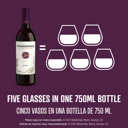 Woodbridge® by Robert Mondavi Malbec Red Wine Perspective: left