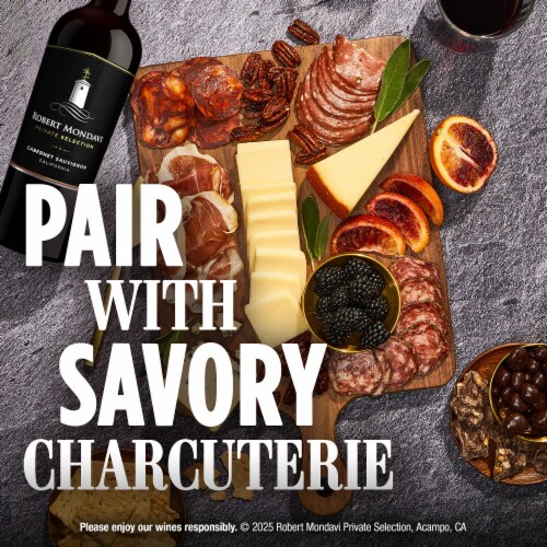 Robert Mondavi Private Selection Cabernet Sauvignon Red Wine Perspective: left