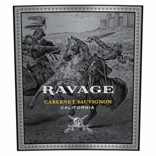 Ravage Cabernet Sauvignon California Red Wine Perspective: left