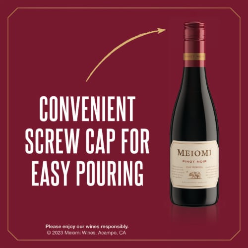 Meiomi California Pinot Noir Red Wine Perspective: left