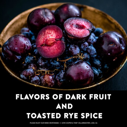 Cooper and Thief Napa Valley Rye Barrel Aged Cabernet Sauvignon Red Wine Perspective: left