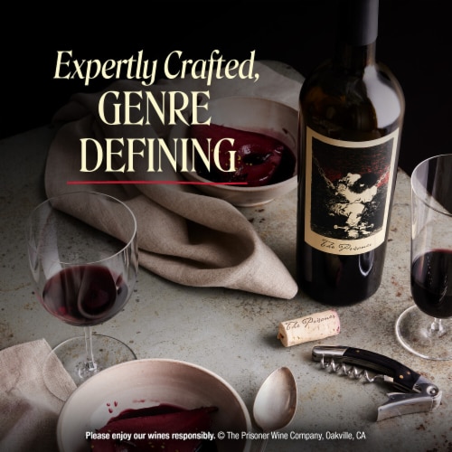 The Prisoner Wine Company California Red Blend Red Wine Perspective: left