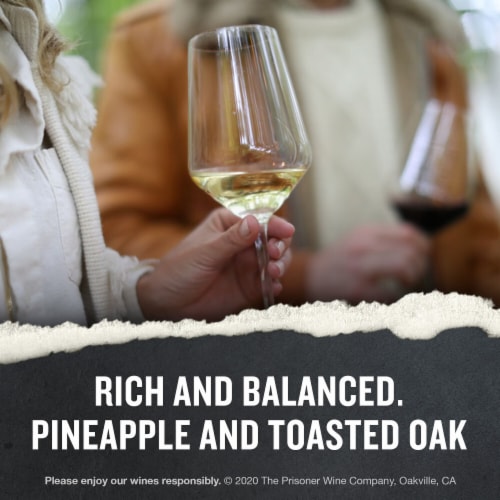 The Prisoner Wine Company Carneros Chardonnay White Wine Perspective: left