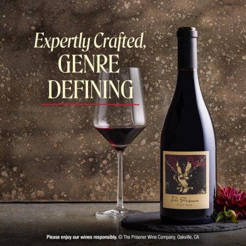 The Prisoner Sonoma Coast Pinot Noir Red Wine Perspective: left