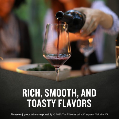 The Prisoner Wine Company Thorn Napa Valley Merlot Red Wine Perspective: left
