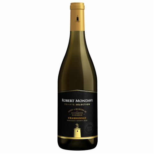 Robert Mondavi Private Selection Bourbon Barrel Aged Chardonnay White Wine Perspective: left