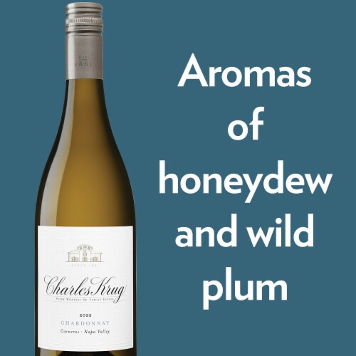 Charles Krug Chardonnay California White Wine Perspective: left
