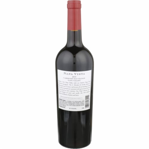 Napa Vista Cabernet Sauvignon California Red Wine Perspective: left
