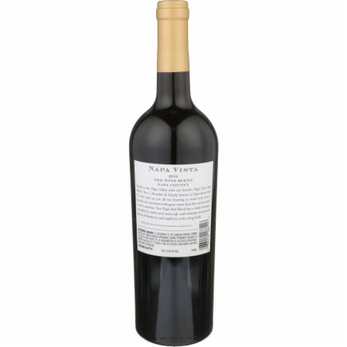 Napa Vista Red Wine Perspective: left