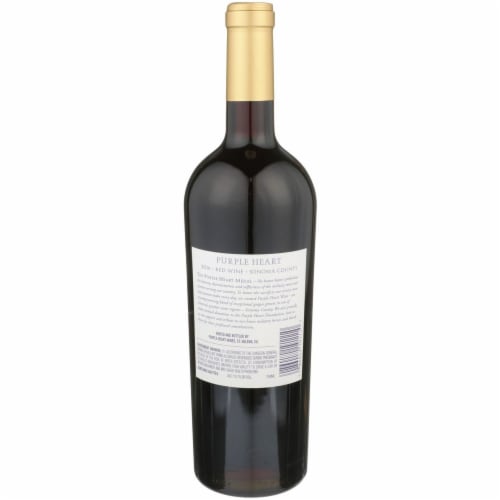 Purple Heart California Red Wine Perspective: left