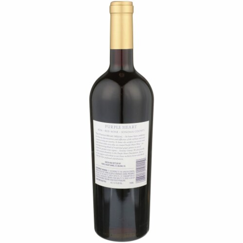 Purple Heart California Red Wine Perspective: left