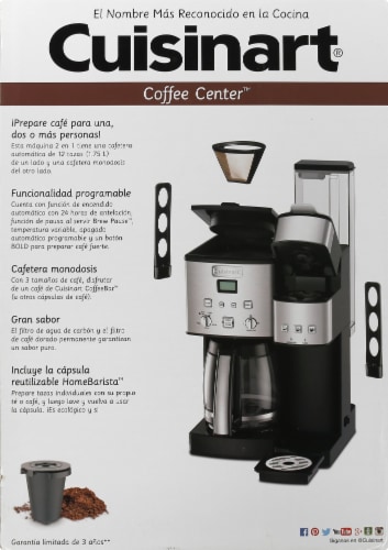 Cuisinart 2 in 1 coffee center clearance