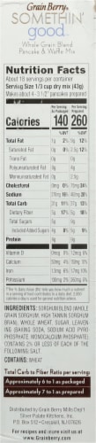 Grain Berry® Whole Grain Pancake & Waffle Mix Perspective: left