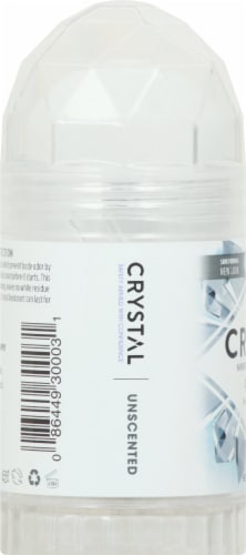 Crystal Unscented Mineral Deodorant Stick Perspective: left