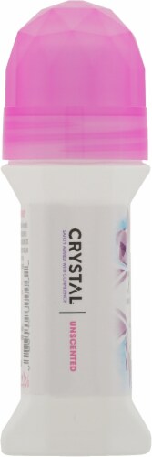 Crystal® Unscented Mineral Roll-On Deodorant Perspective: left