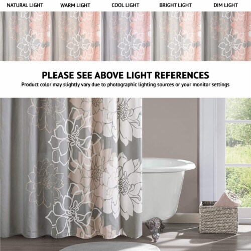 Blush shop shower curtain